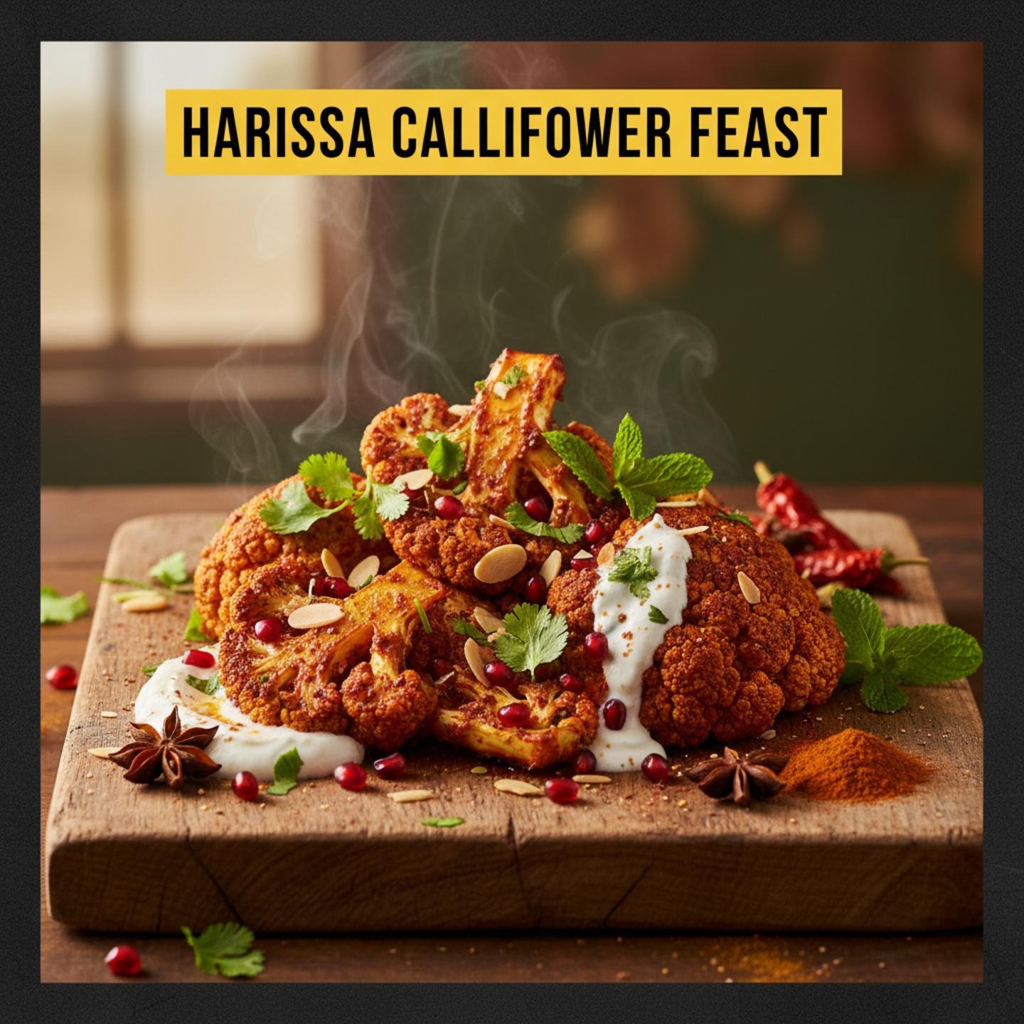 Harissa Cauliflower Feast