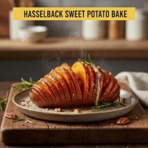 Hasselback Sweet Potato Bake
