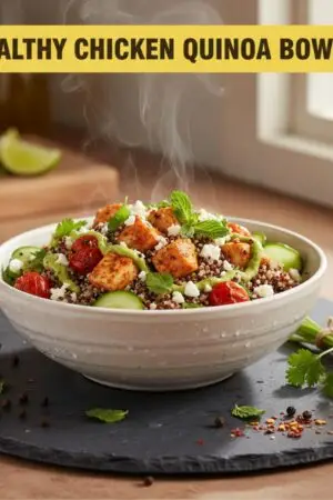 Healthy Chicken Quinoa Bowls