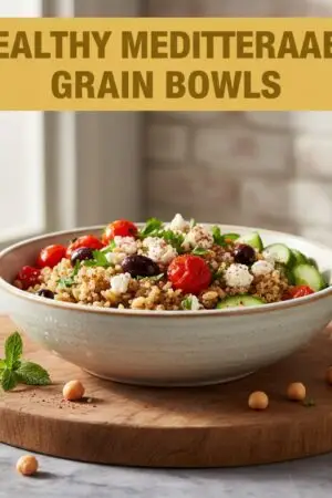 Healthy Mediterranean Grain Bowls