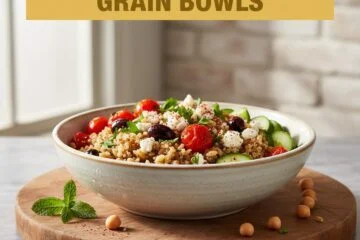 Healthy Mediterranean Grain Bowls