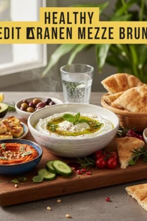 Healthy Mediterranean Mezze Brunch