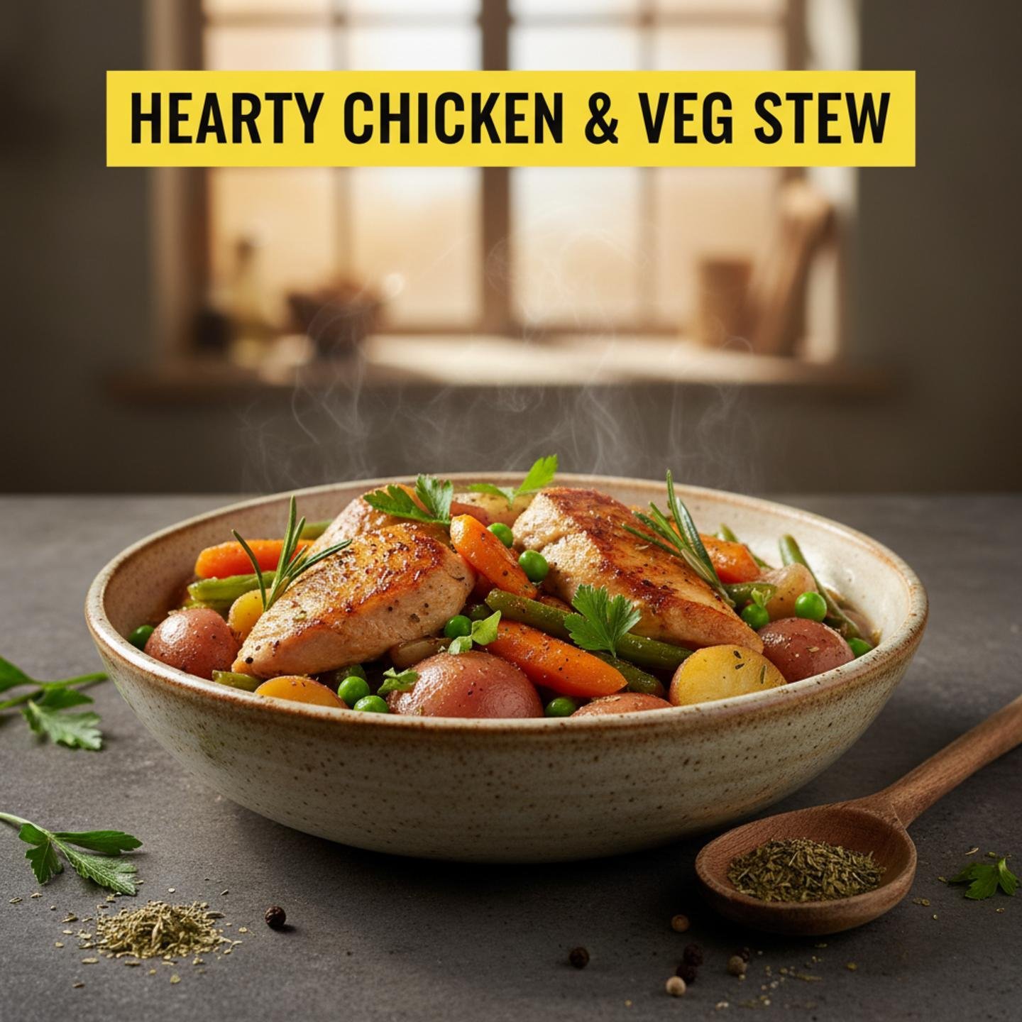 Hearty Chicken & Veg Stew