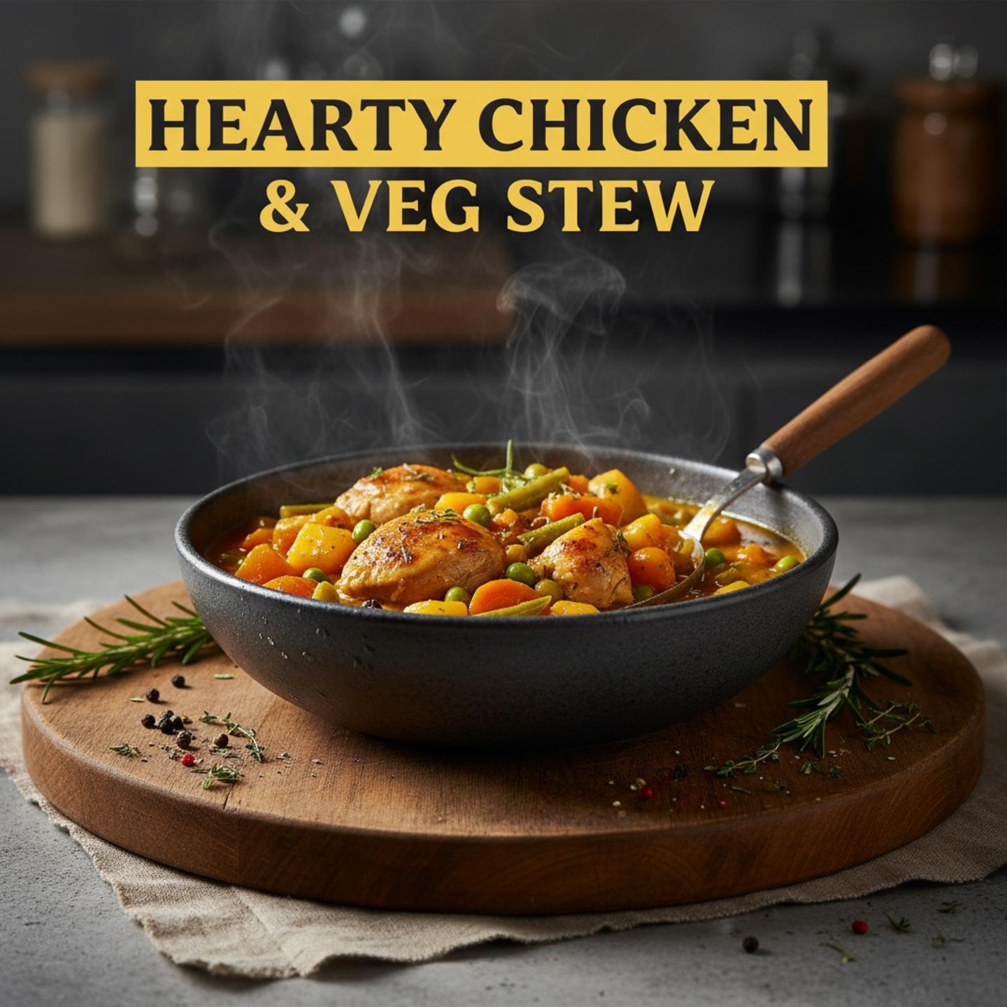 Hearty Chicken & Veg Stew