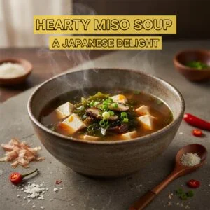 Hearty Miso Soup: A Japanese Delight