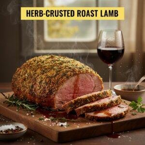 Herb-Crusted Roast Lamb
