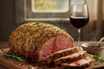 Herb-Crusted Roast Lamb