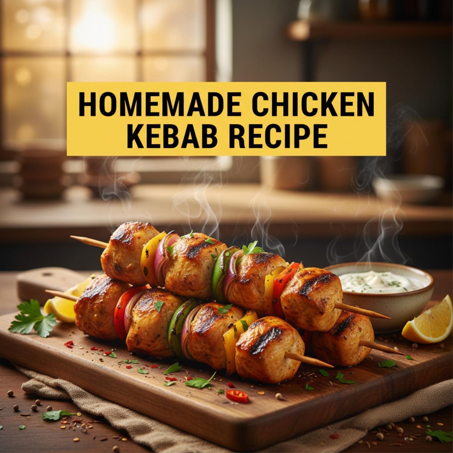 Homemade Chicken Kebab Recipe