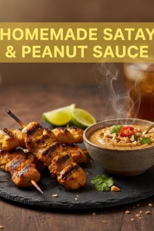 Homemade Satay & Peanut Sauce