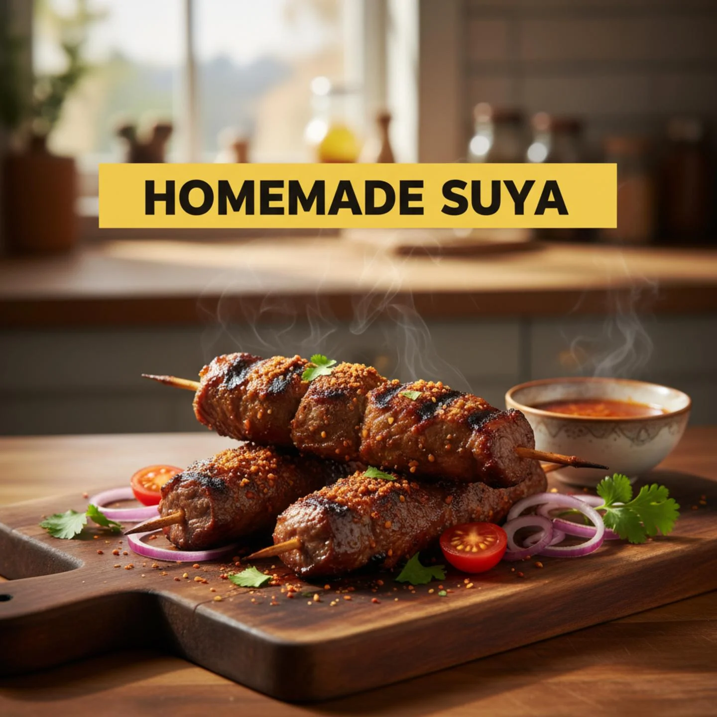 Homemade Suya: African Beef Skewers