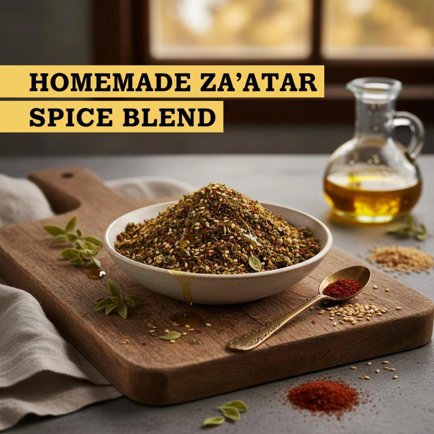 Homemade Za'atar Spice Blend