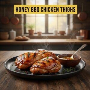 Honey BBQ Chicken Thighs