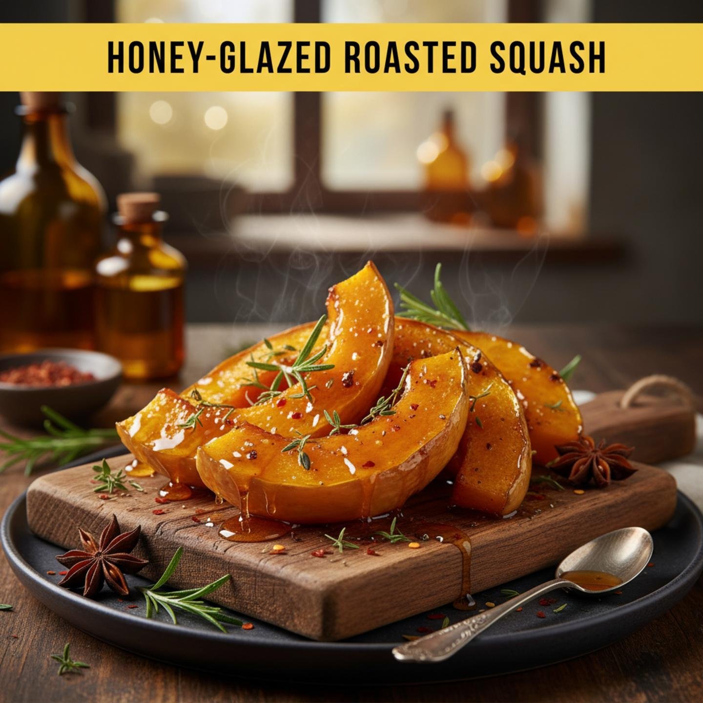 Honey-Glazed Roasted Squash