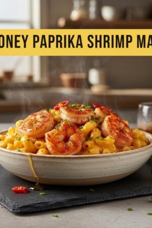 Honey Paprika Shrimp Mac