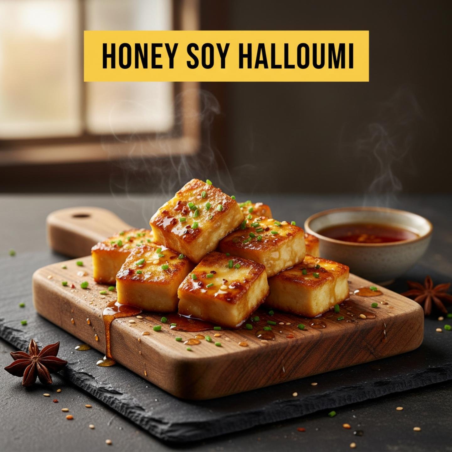 Honey Soy Halloumi
