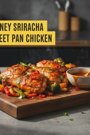 Honey Sriracha Sheet Pan Chicken