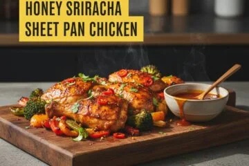 Honey Sriracha Sheet Pan Chicken
