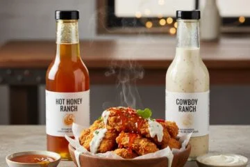 Hot Honey & Cowboy Ranch Sauces