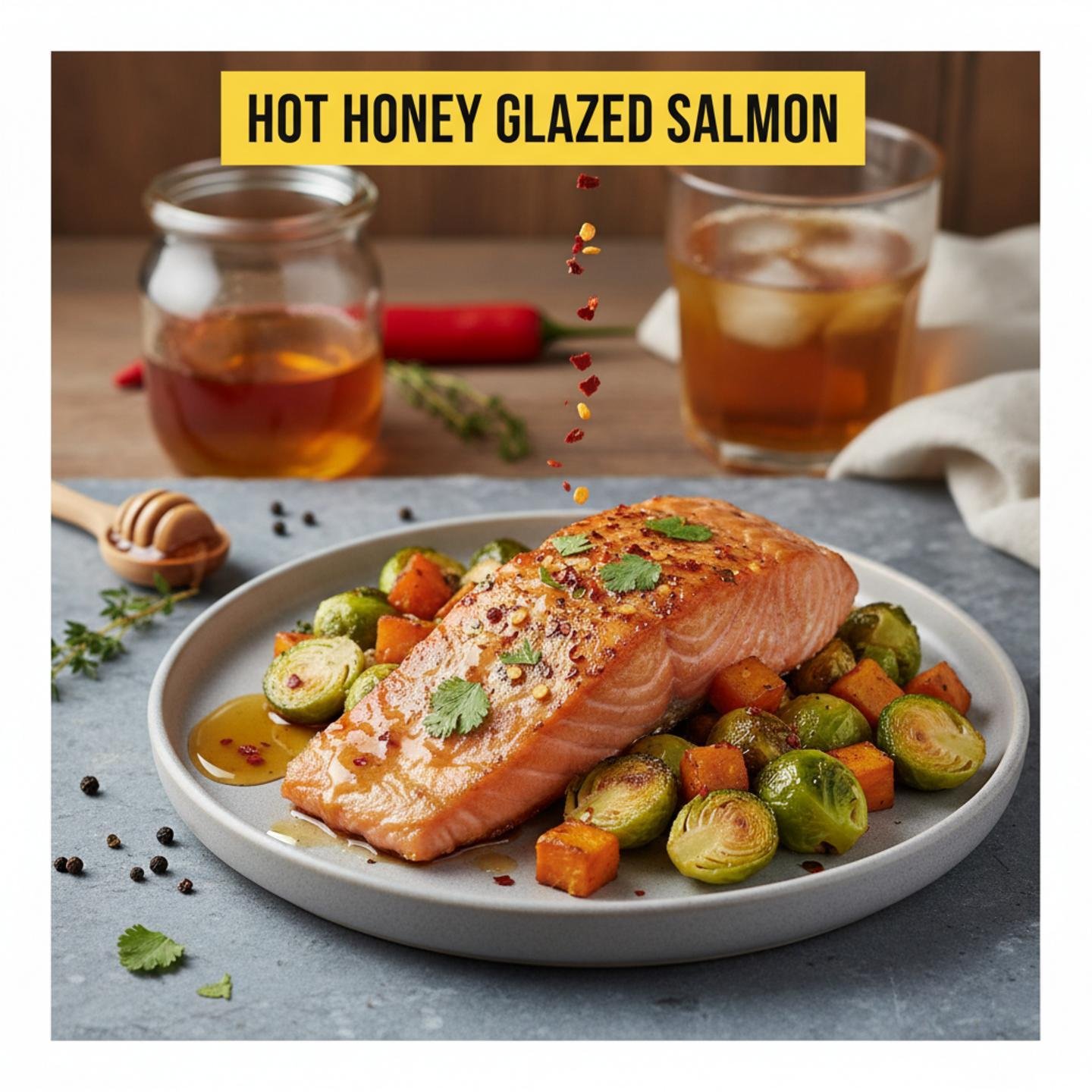 Hot Honey Glazed Salmon Recipe