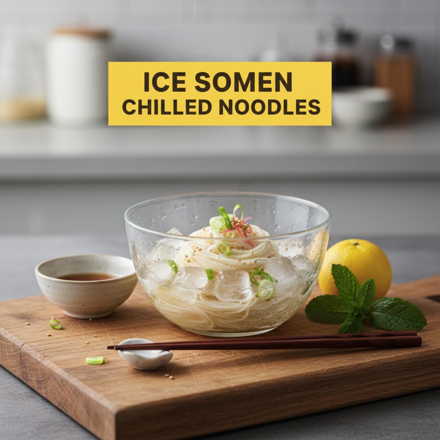 Ice Somen Chilled Noodles