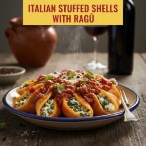 Italian Stuffed Shells with Ragù