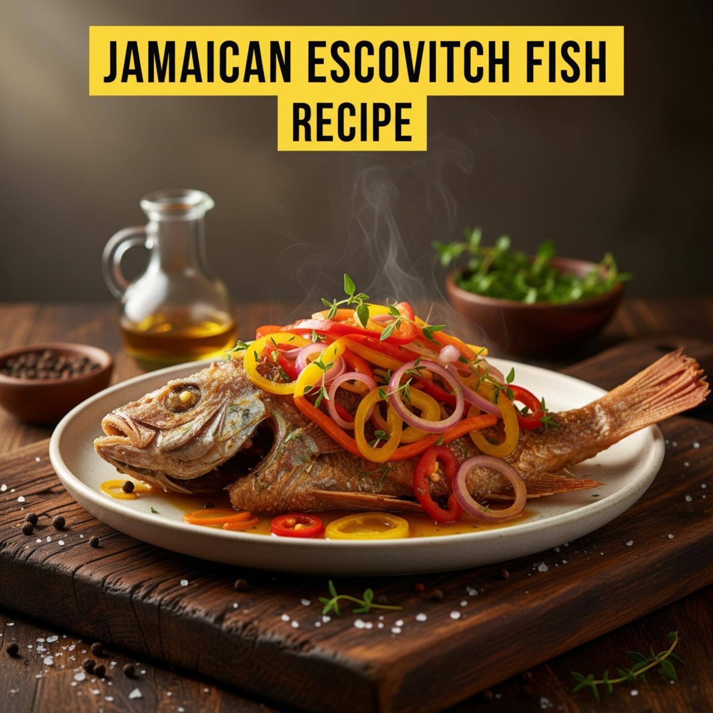 Jamaican Escovitch Fish Recipe