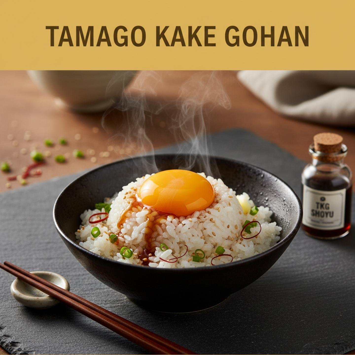 Japanese Egg Rice: Tamago Kake Gohan