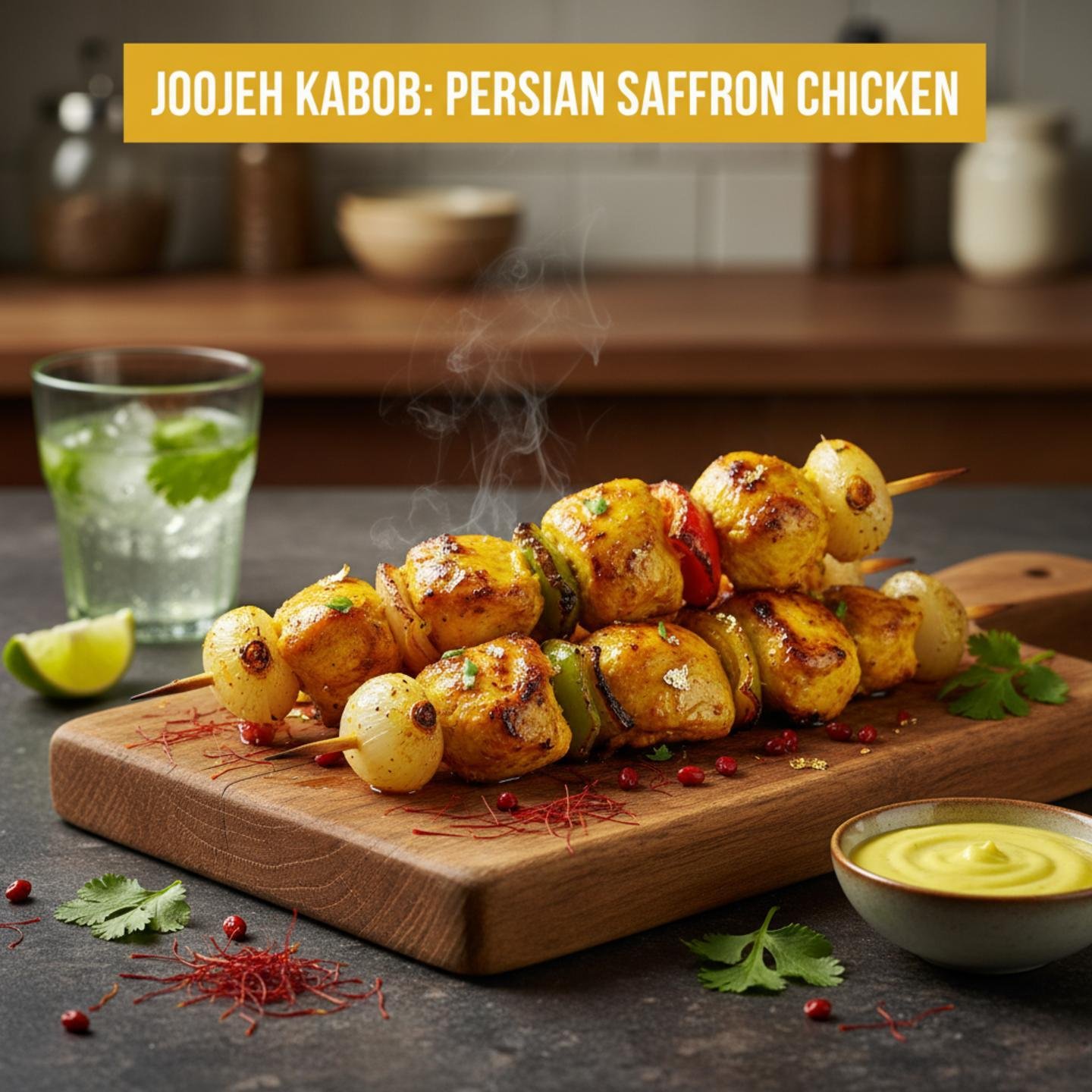 Joojeh Kabob: Persian Saffron Chicken