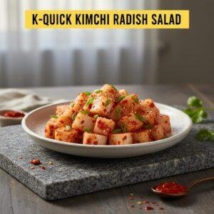 K-Quick Kimchi Radish Salad