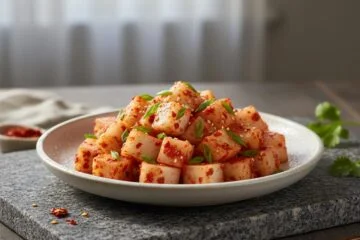 K-Quick Kimchi Radish Salad