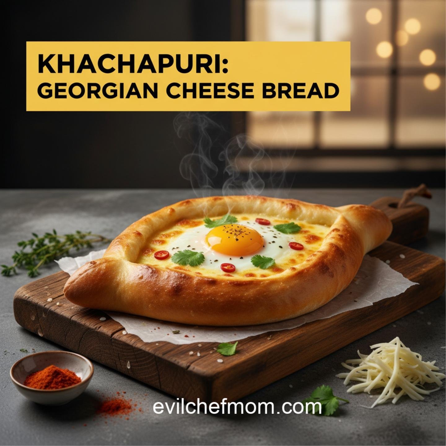 Khachapuri: Georgian Cheese Bread