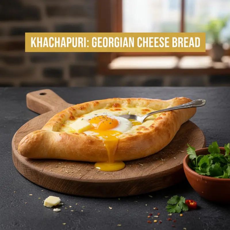 Khachapuri: Georgian Cheese Bread
