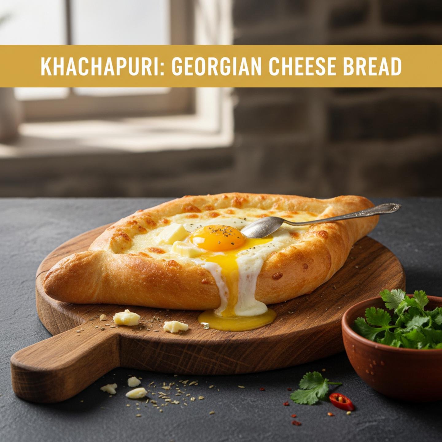 Khachapuri: Georgian Cheese Bread