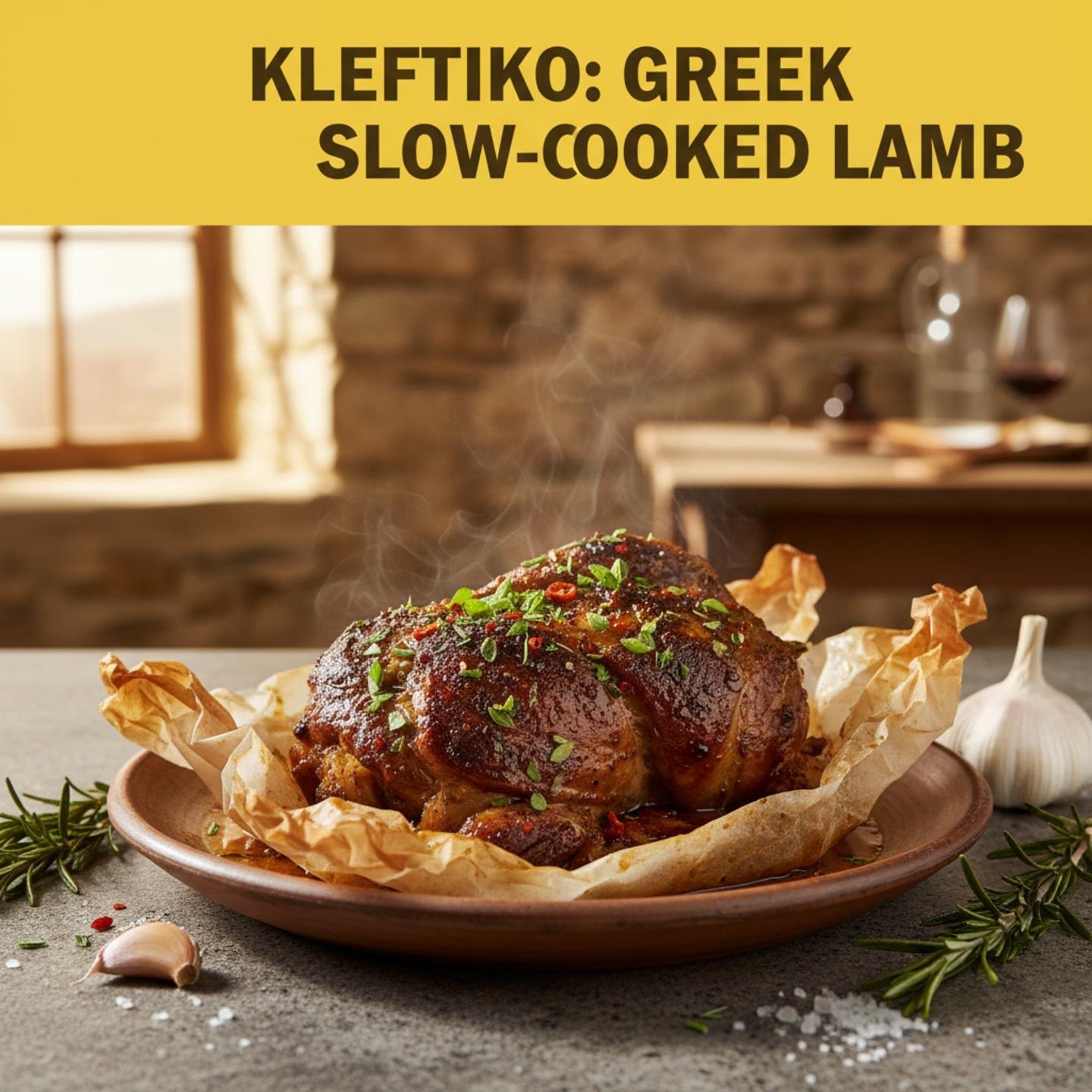 Kleftiko: Greek Slow-Cooked Lamb