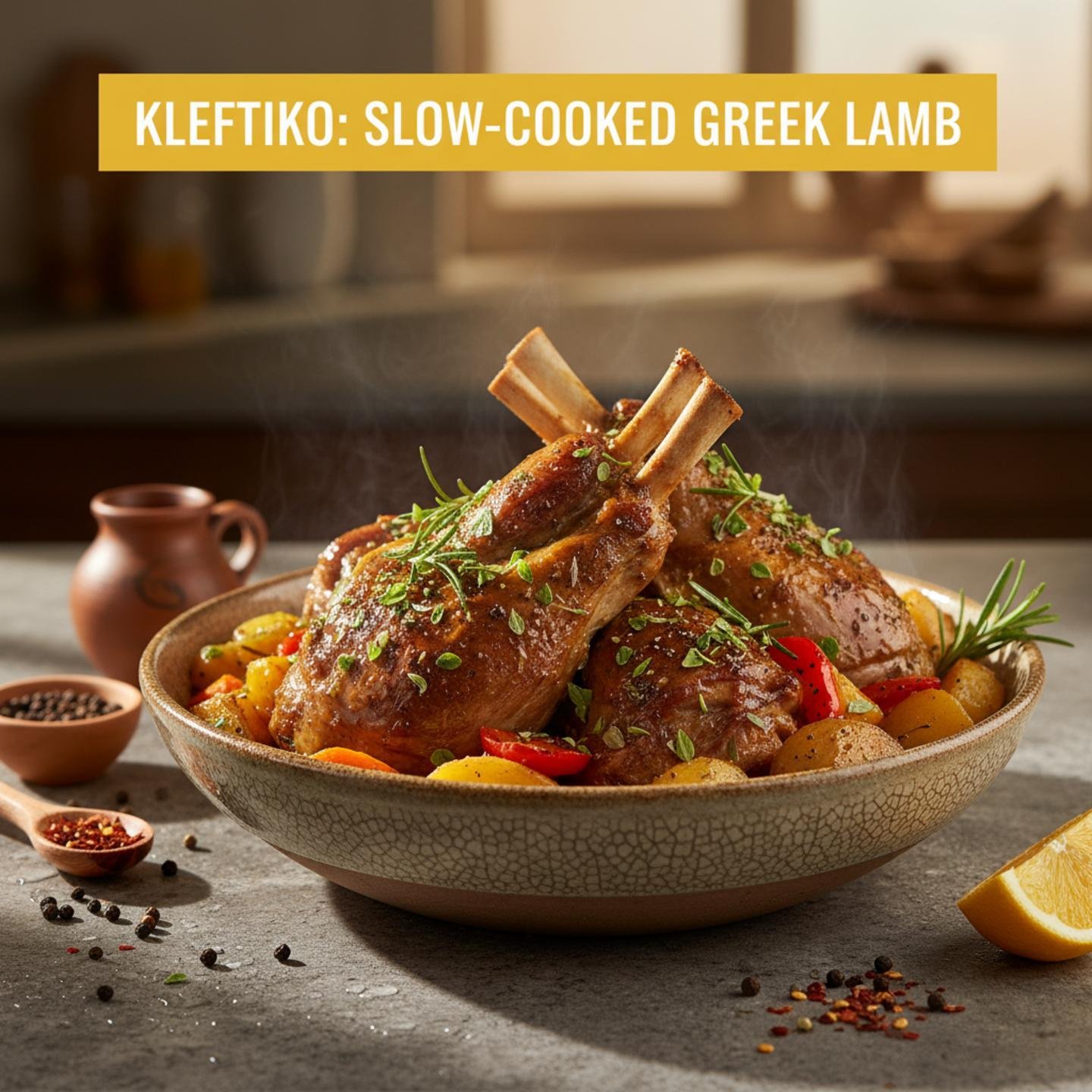 Kleftiko: Slow-Cooked Greek Lamb