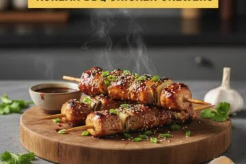 Korean BBQ Chicken Skewers