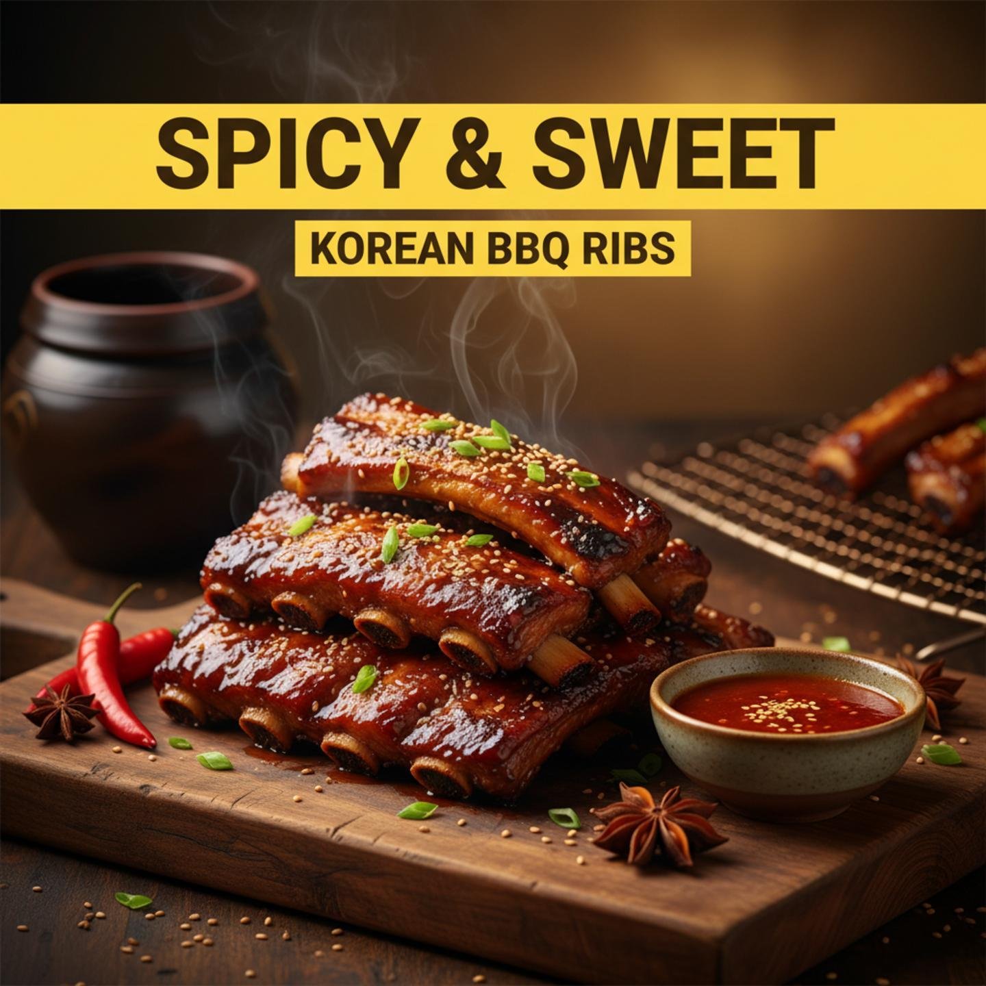 Korean BBQ Ribs: Spicy & Sweet