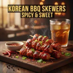 Korean BBQ Skewers: Spicy & Sweet