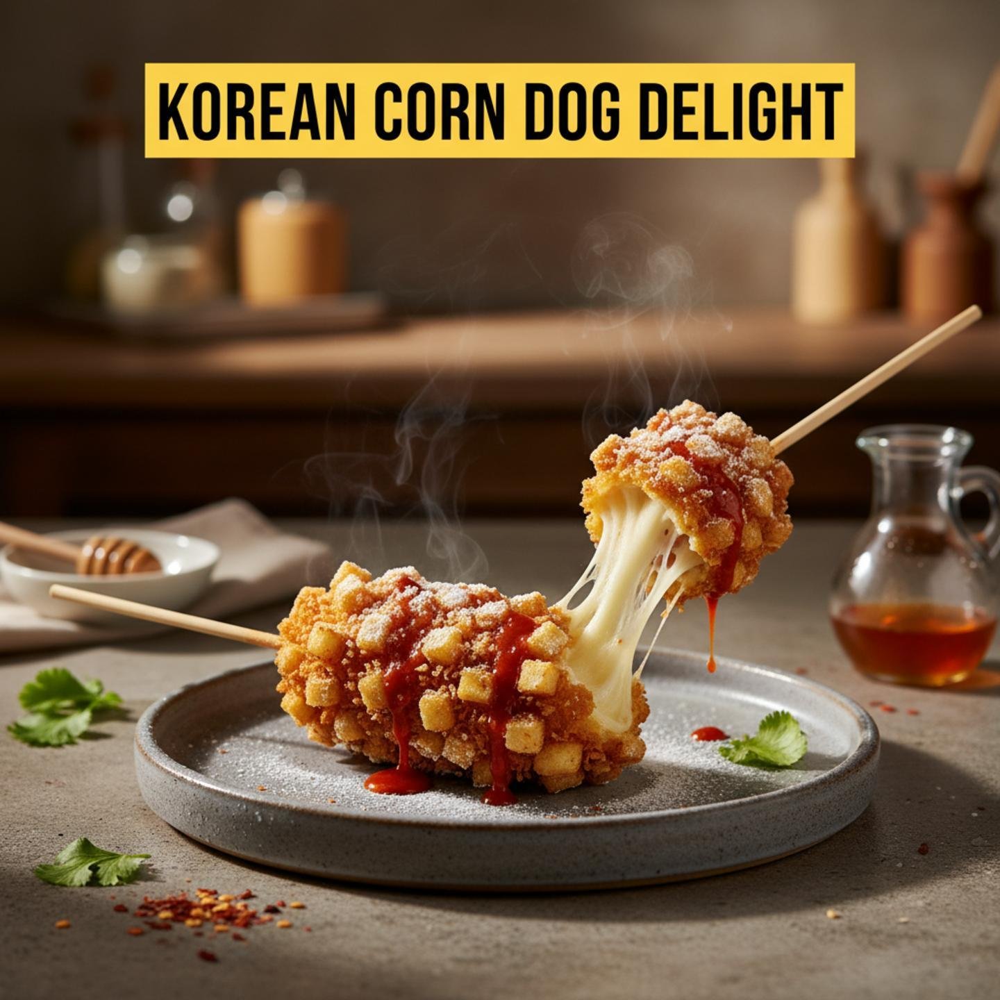 Korean Corn Dog Delight