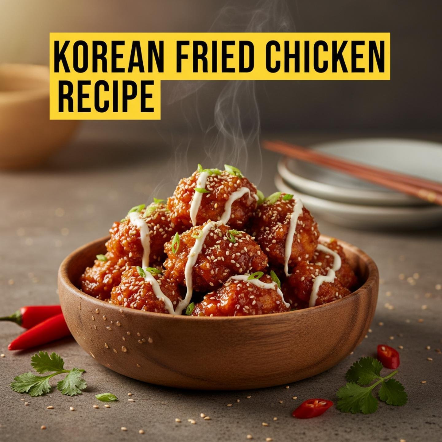 Korean Fried Chicken Bowl Recipe