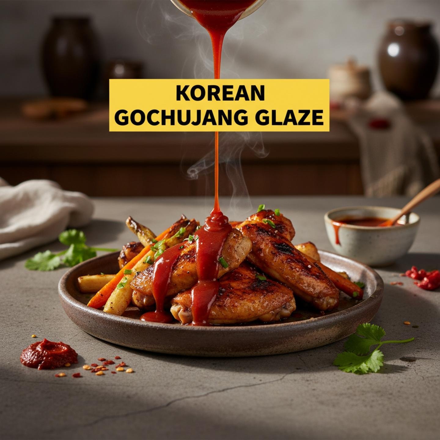 Korean Gochujang Glaze