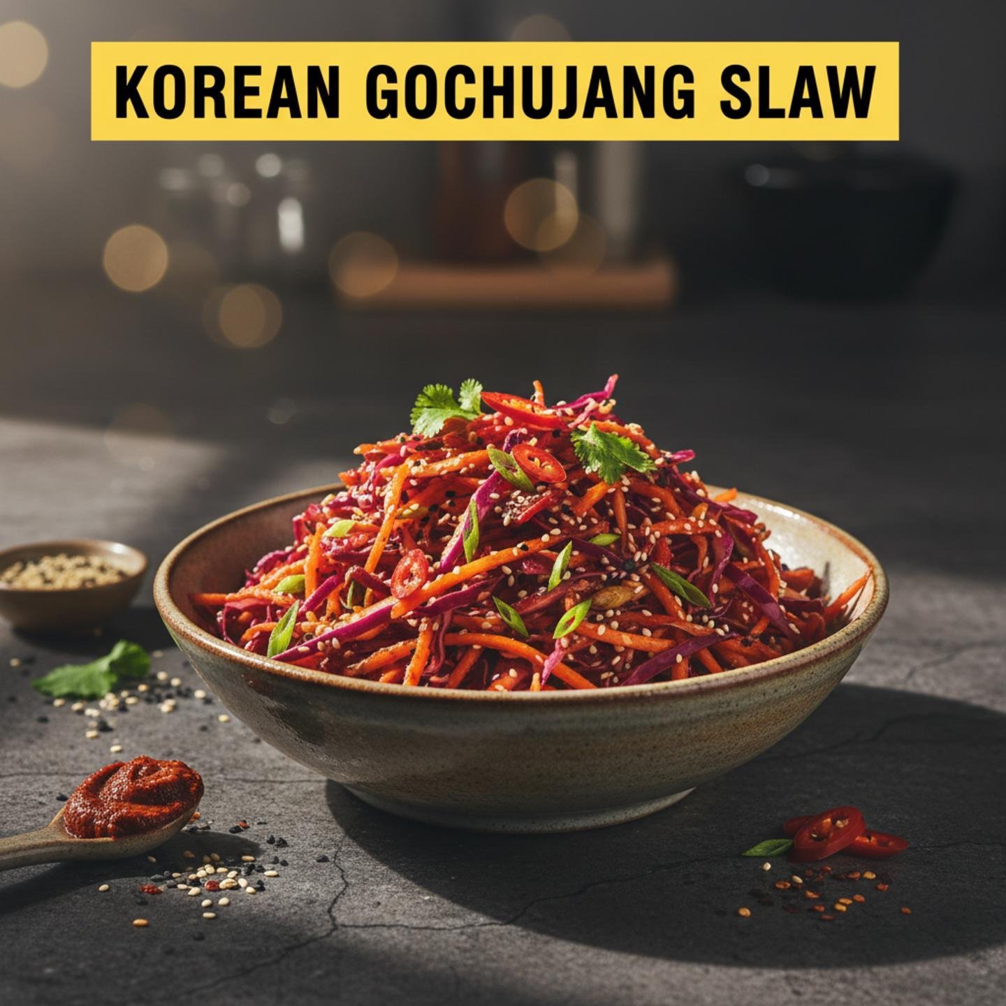 Korean Gochujang Slaw