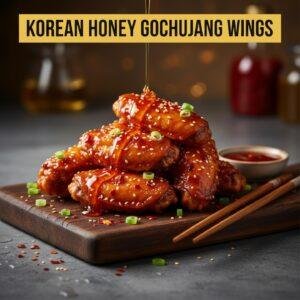 Korean Honey Gochujang Wings