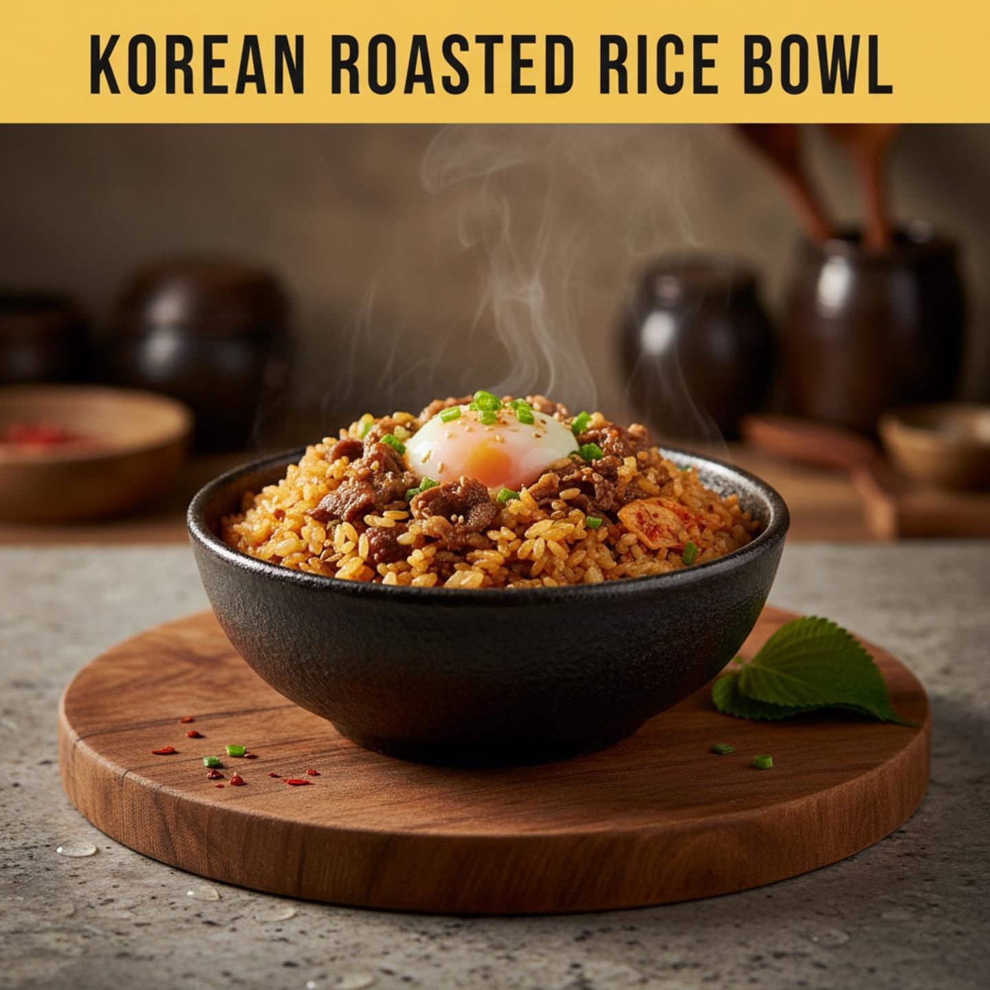Korean Roasted Rice Bowl