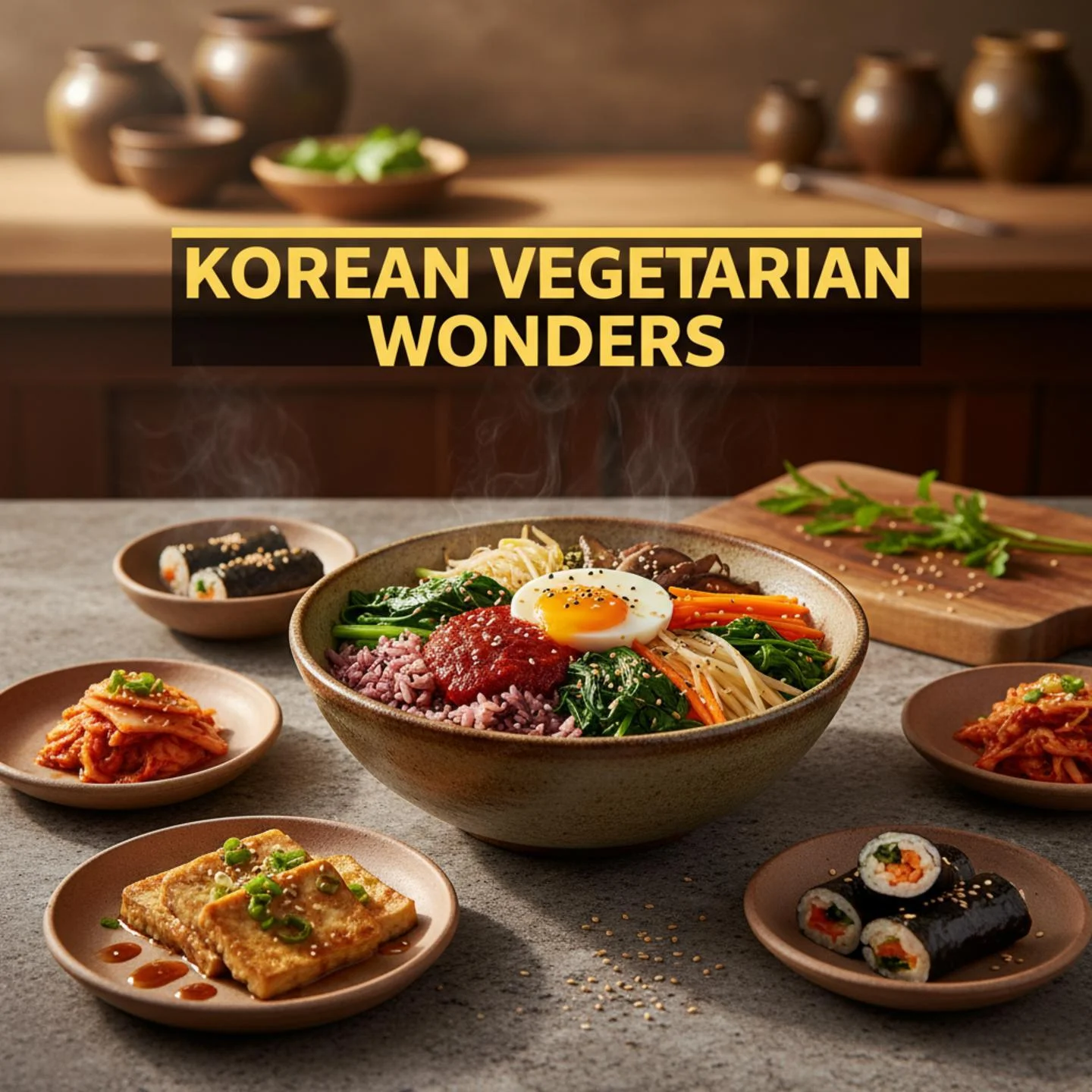 Korean Vegetarian Wonders