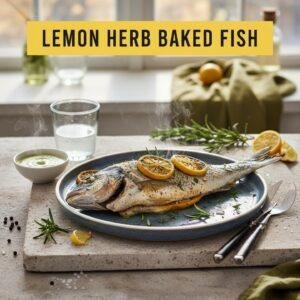 Lemon Herb Baked Fish