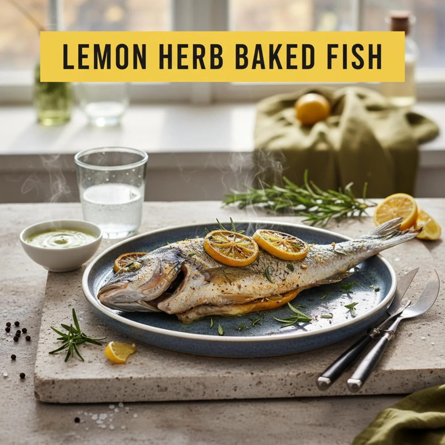 Lemon Herb Baked Fish