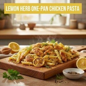 Lemon Herb One-Pan Chicken Pasta