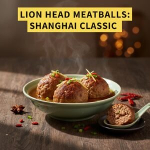 Lion Head Meatballs: Shanghai Classic