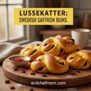 Lussekatter: Swedish Saffron Buns